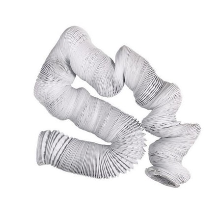 Deflecto Deflect-o BH350W 3 in. x 50 ft. White Vent Hose 44396